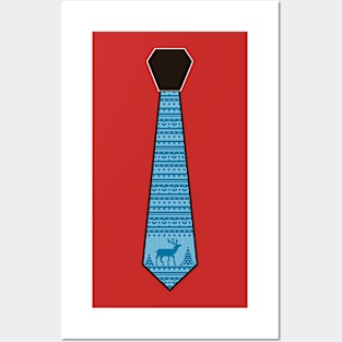 Ugly christmas tie Posters and Art